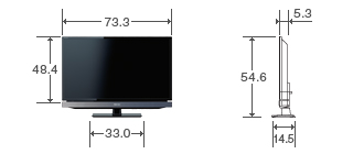 32V型S5の外形寸法図