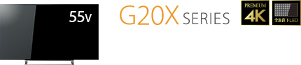 G20X SERIES HDR入力対応*1 4Kレグザ