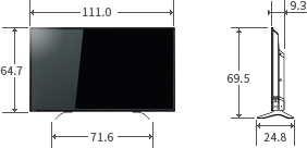 「49V型C310Xの寸法図」 イメージ
