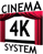 CINEMA 4K SYSTEM ロゴ