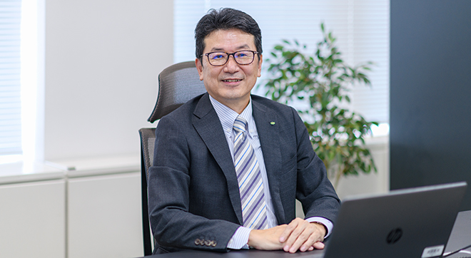 取締役社長近影