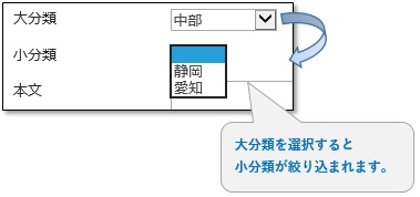 多機能選択肢フィールド