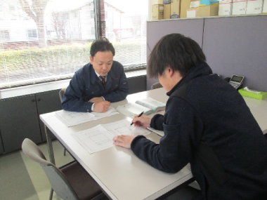 1日の仕事の流れ 写真