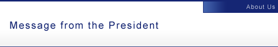 Message from the President